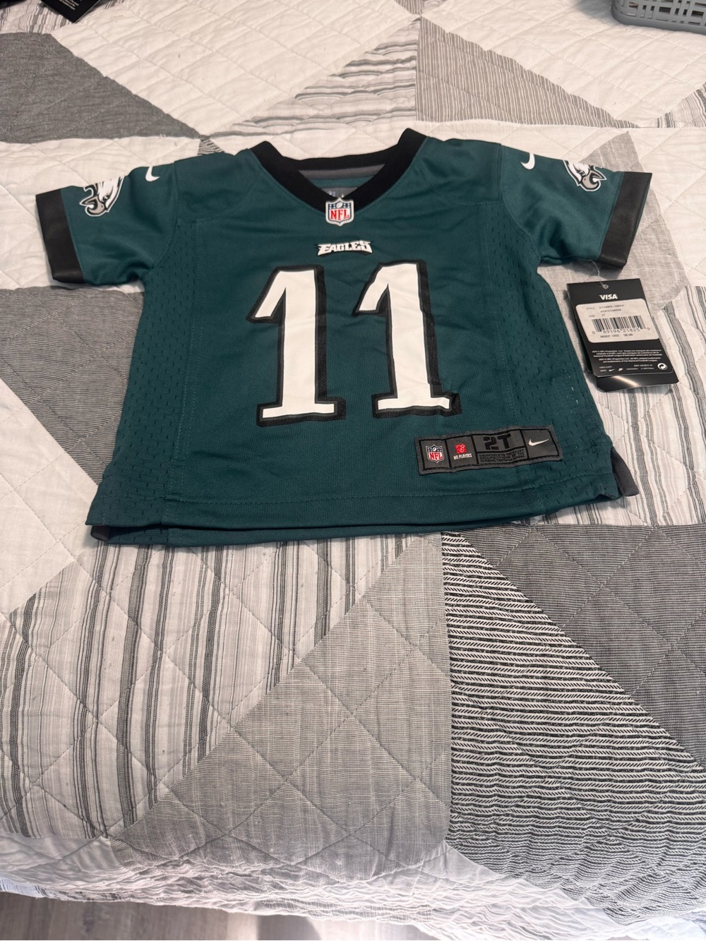 NFL Toddler Philadelphia Eagles #11 Wentz Jersey